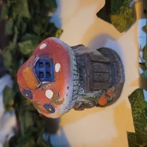 Mushroom Flower Fairy Garden House